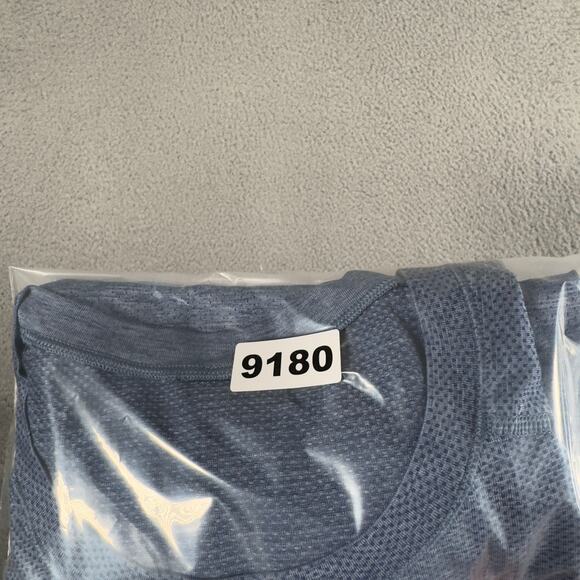 Lululemon Shirt XL Blue Metal Vent Tech Crew Neck Short Sleeve Men - Picture 8 of 8